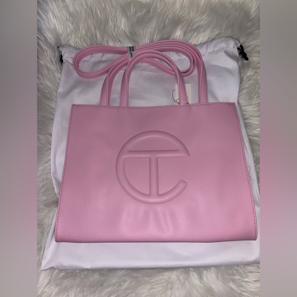 Telfar Medium Bubblegum Shopping Bag